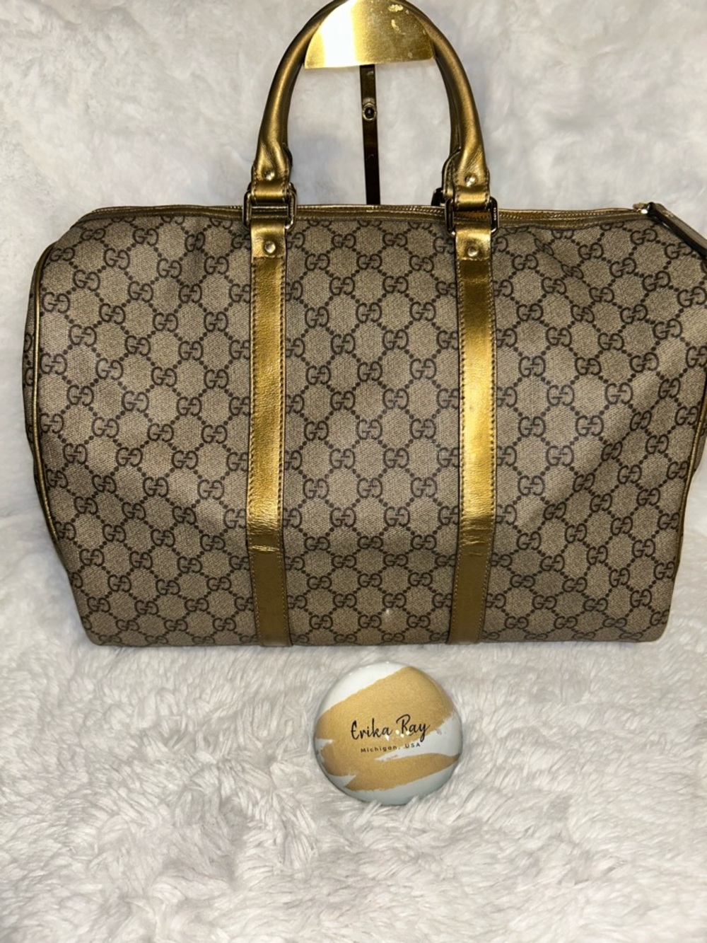 Gucci GG Canvas Monogram Boston Bag - Picture 16 of 16